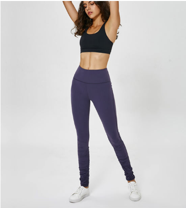 Ginhawa Athleisure Ruthie High Waist Yoga Pants in Washed Blue