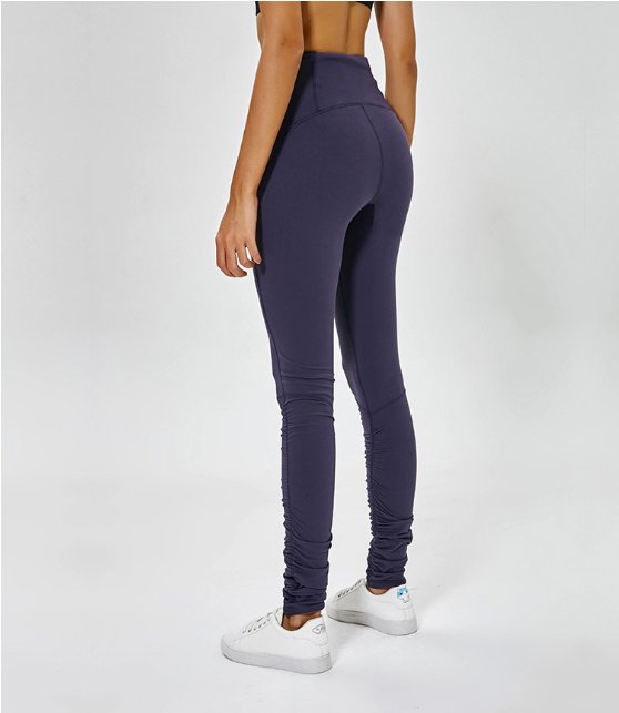 Ginhawa Athleisure Ruthie High Waist Yoga Pants in Washed Blue
