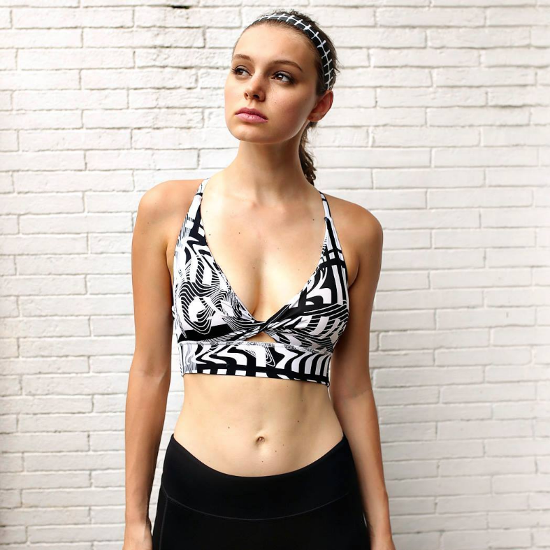 Atsui Women's Yoshima Two-Piece Swimwear in Black and White