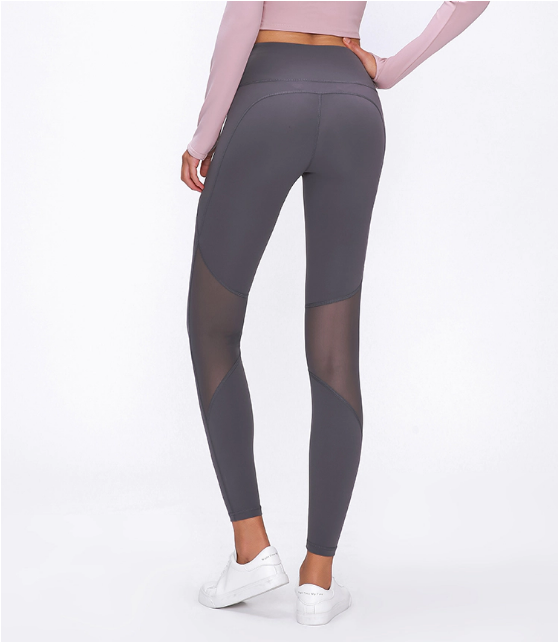Ginhawa Athleisure Heather High Waist Ultra Cool Mesh Pants in Lotus Ash