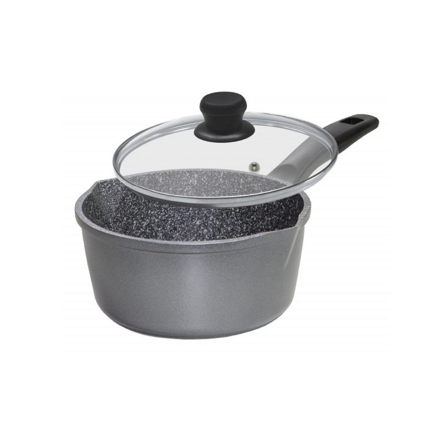 STONELINE® saucepan 18 cm, with glass lid