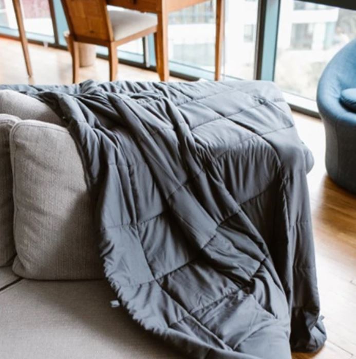 Linen & Homes Tranquility Weighted Blanket with 100% Bamboo Removable Cover