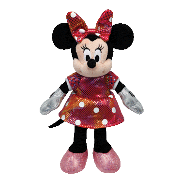 Ty Minnie Mouse Rainbow Sparkle