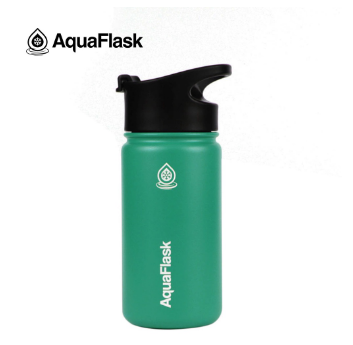 AQUAFLASK (14oz) Wide Mouth w/ Flip Cap