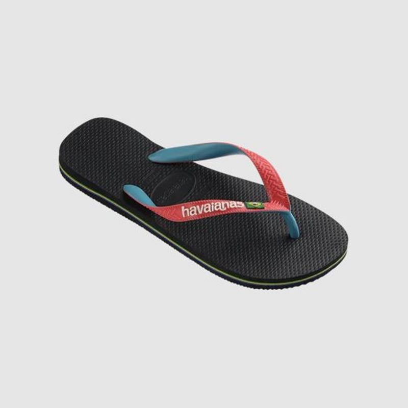 Havaianas Brasil Mix in Black/Red Ruby