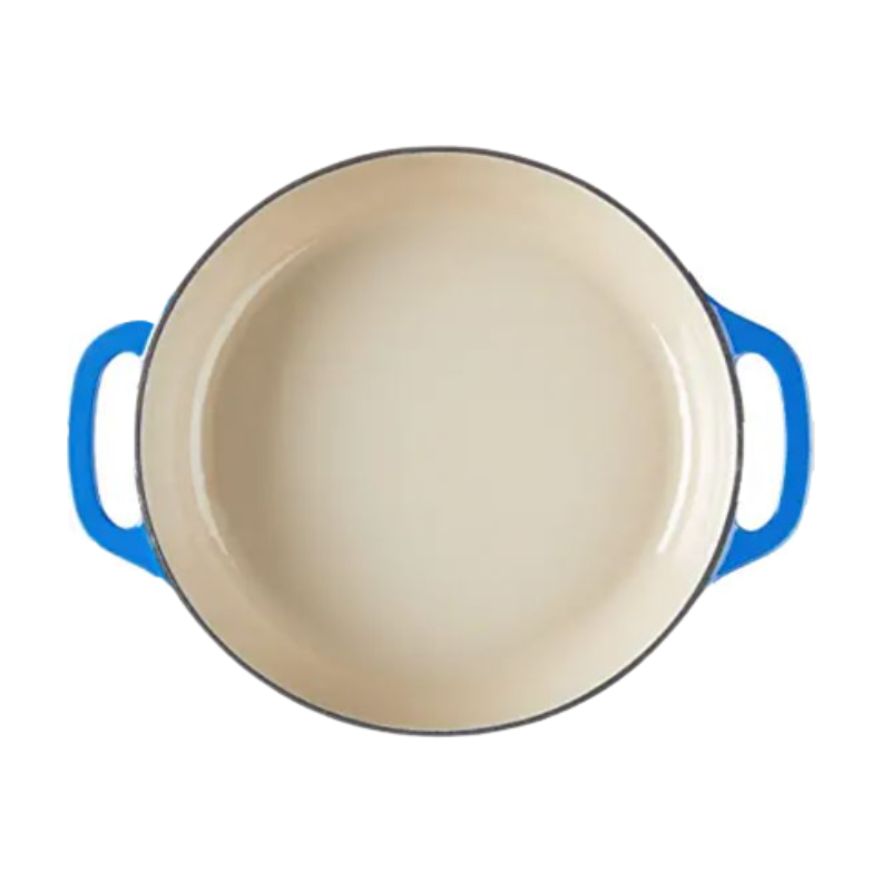 Lodge 3.6 Quart Enameled Cast Iron Covered Casserole Blue