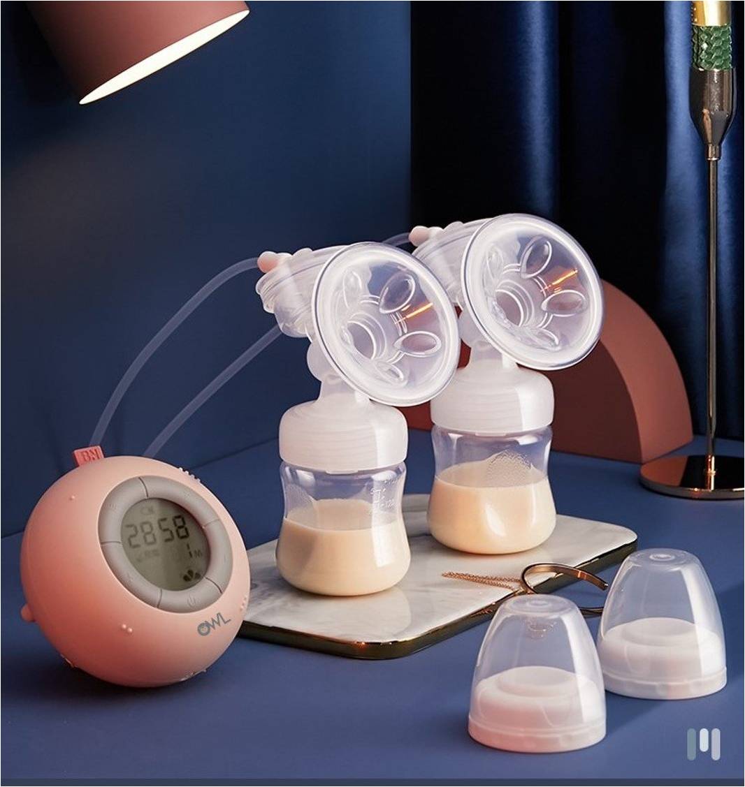 Owl Baby Double or Single Electric Rechargeable Breast Pump