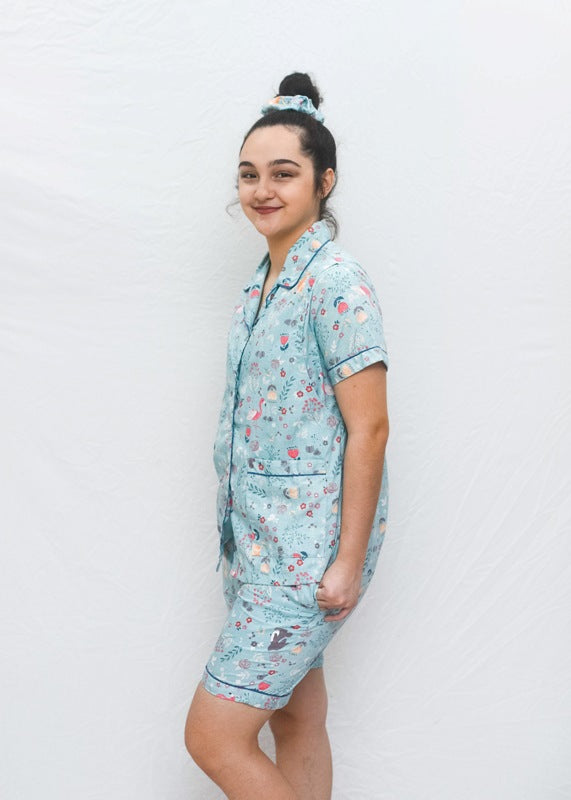 Cloudz PH Nursing PJs - Eden's Garden (Light Blue)