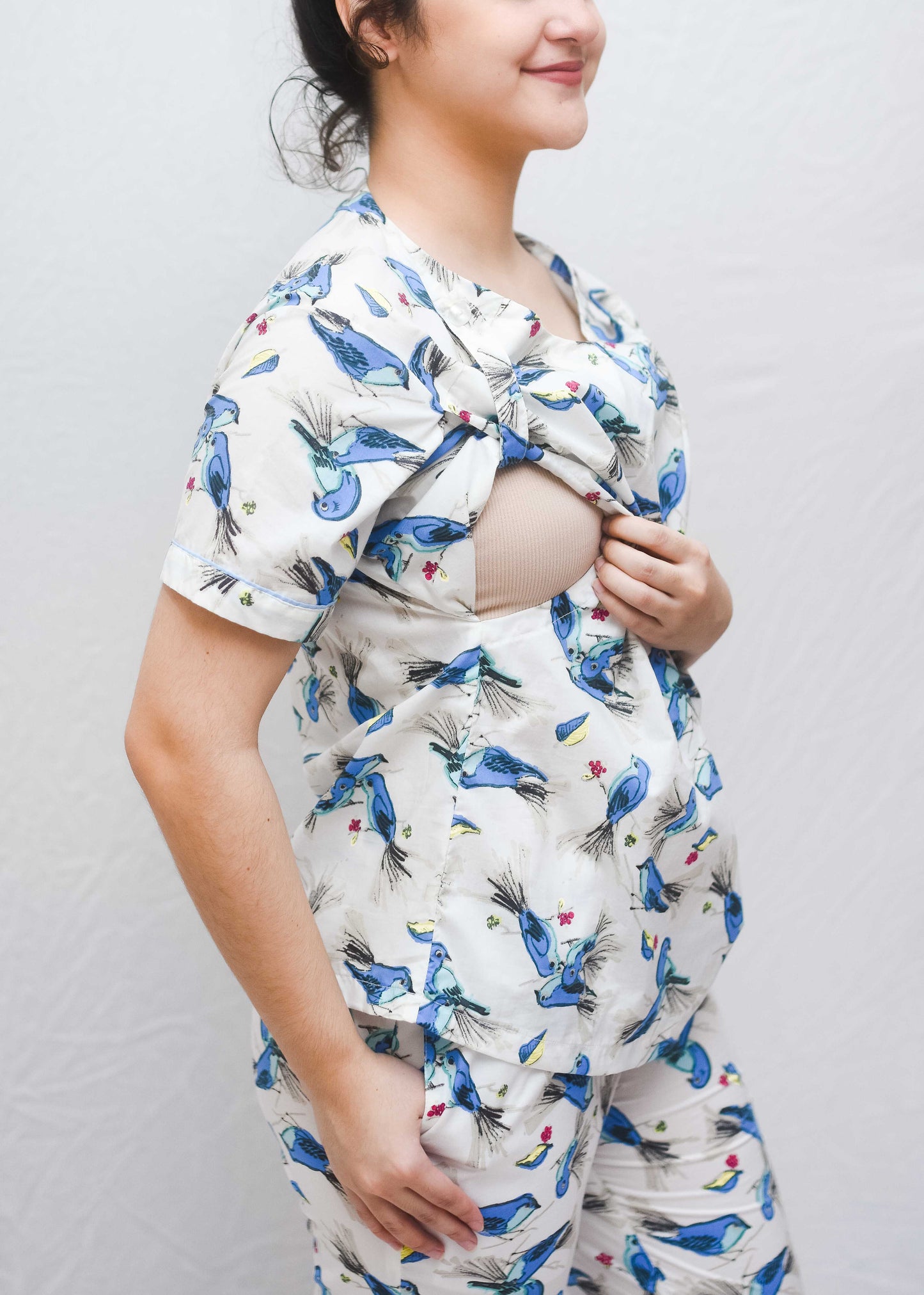 Cloudz PH Nursing PJs - Cuckoo Two (White)