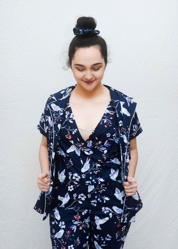 Cloudz PH Nursing PJs - Nest is Next (Navy)