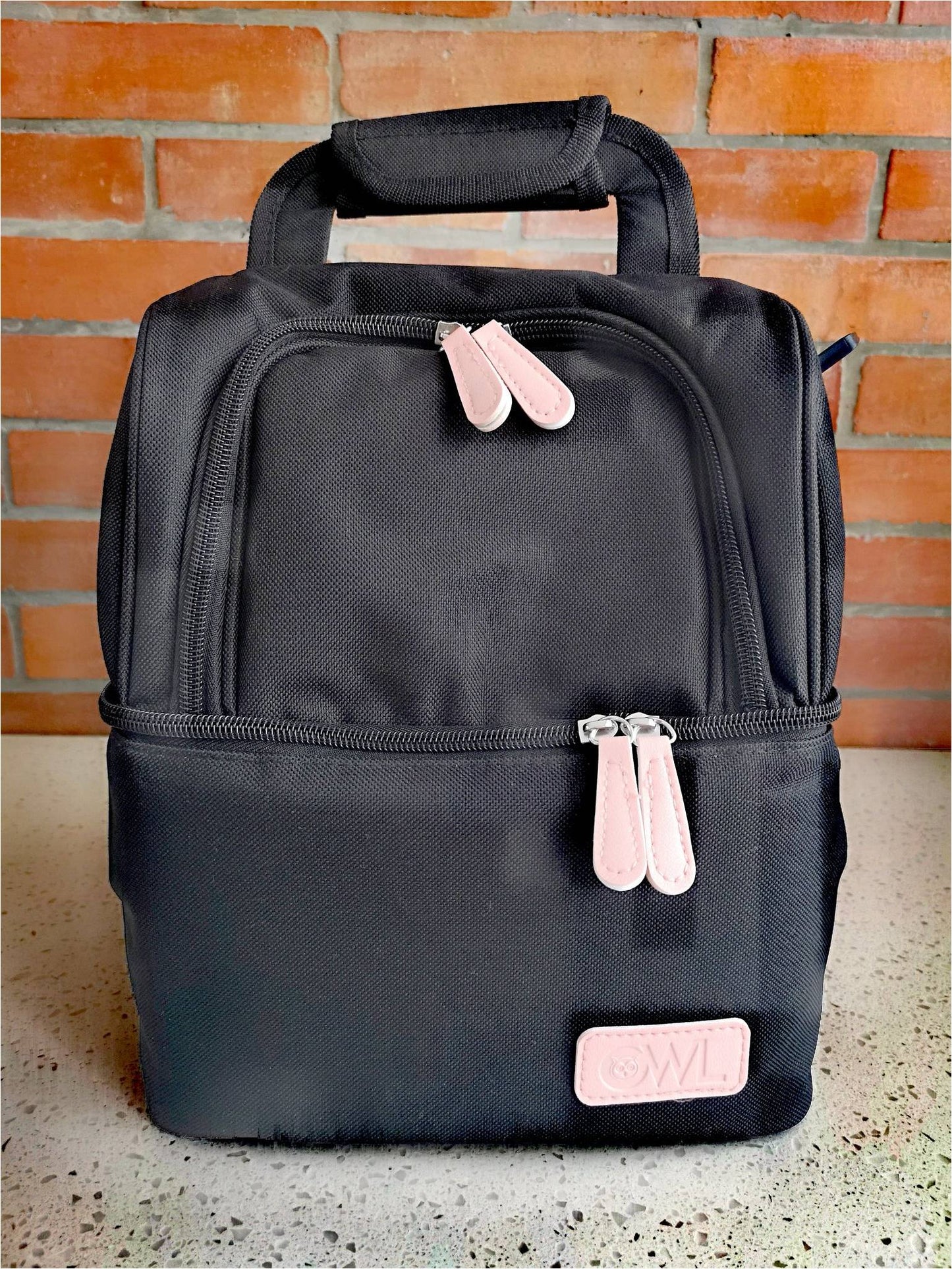 Owl Baby Pump Bag / Breastmilk Storage Double Decker Multi-Way Cooler Bag