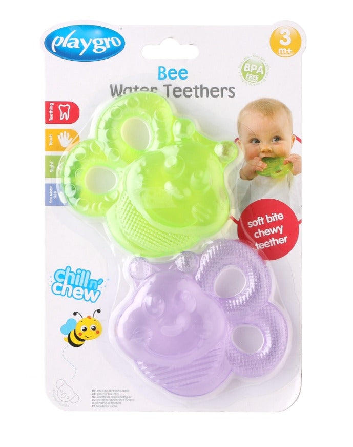 Playgro Bee Water Teether (2 Pack)