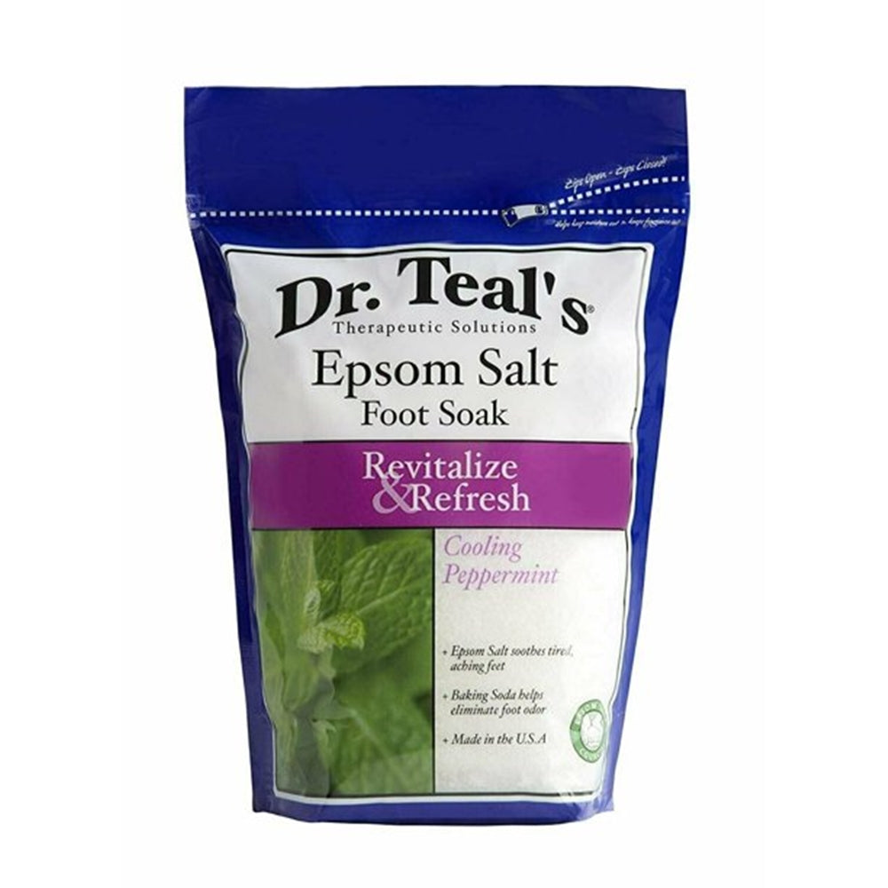 Dr. Teal's Pure Epson Salt Foot Soak Revitalize & Refresh, 2 Lbs