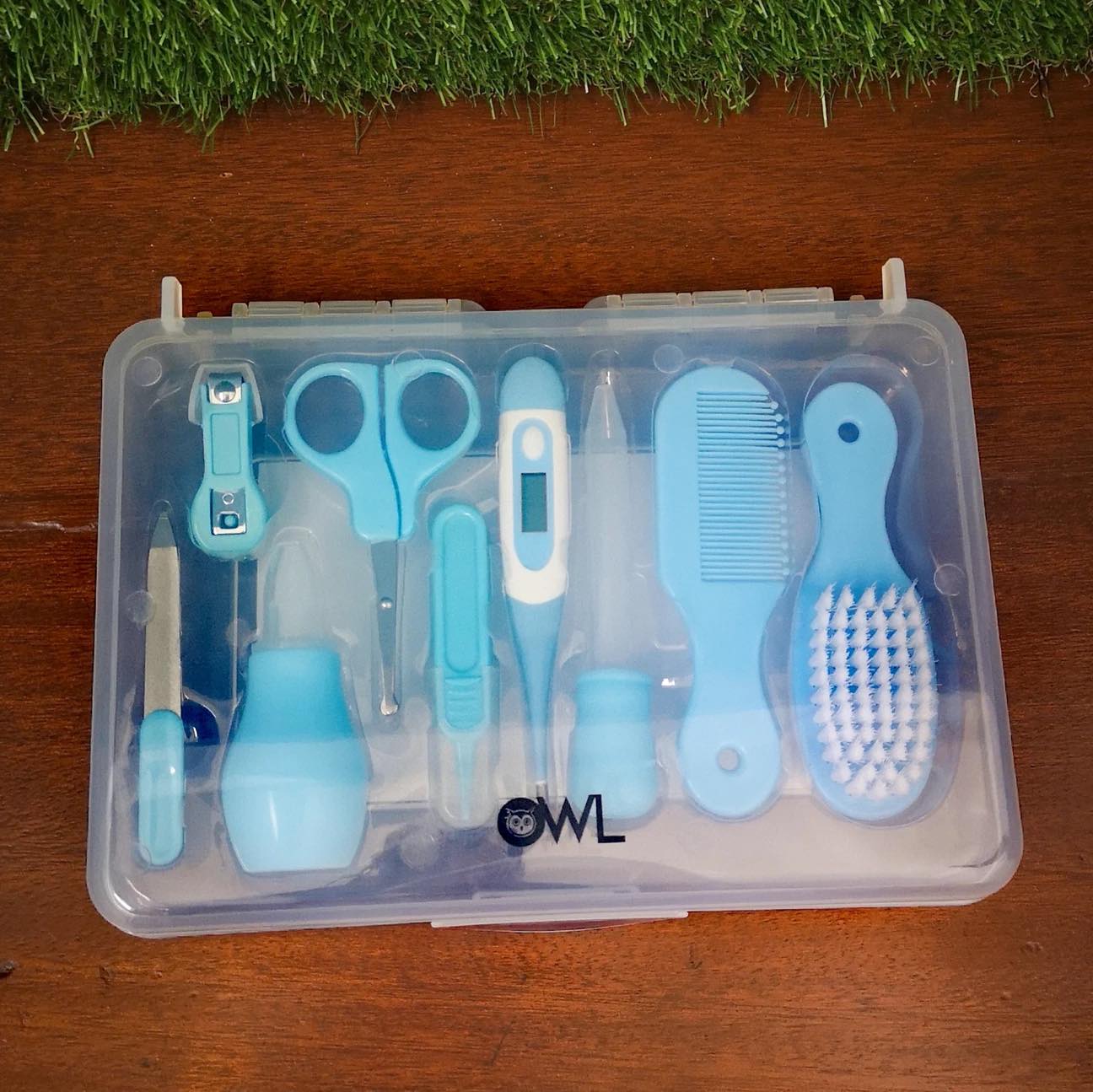 Owl Baby 10 in 1 Grooming and Health Care Essentials Kit with Travel Case