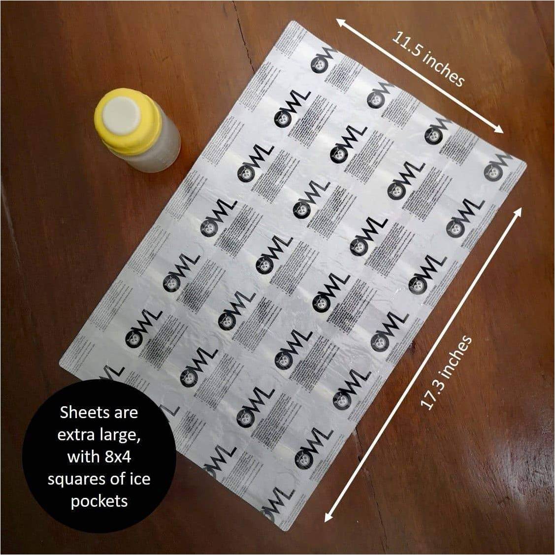 Owl Baby Travel Ice Packs / Flexible Ice Sheets