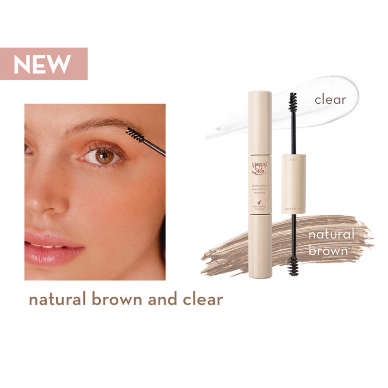 Happy Skin Second Skin Dual-Ended Serum Brow Mascara