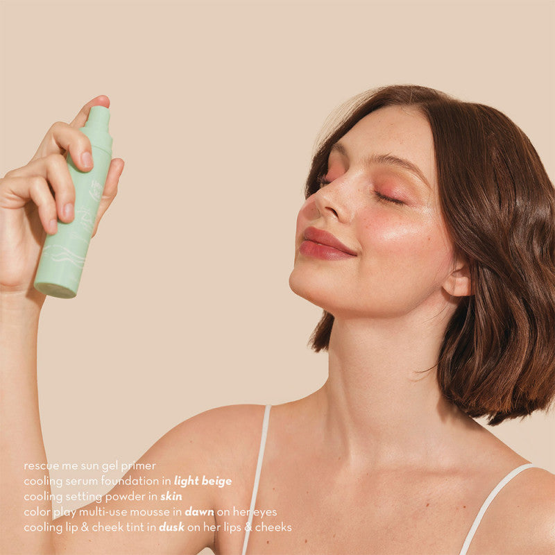 Happy Skin Dew Cooling Uv Sun Mist Spf 40 Pa+++ With Anti-Blue Light Technology