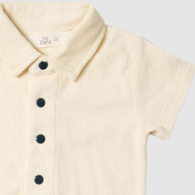 Tili Dahli Terry Button Down