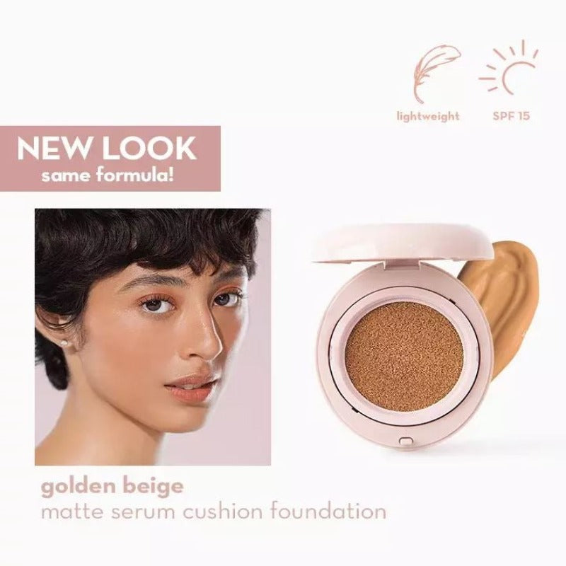 Happy Skin Second Skin Matte Serum Cushion Foundation SPF15