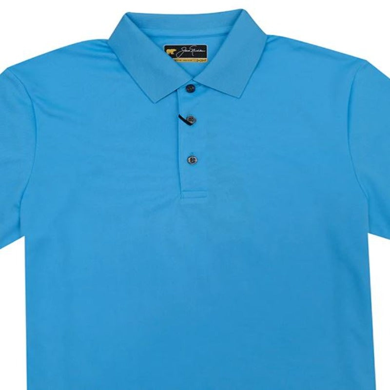 JACK NICKLAUS Solid Polo Mediterranean Sea