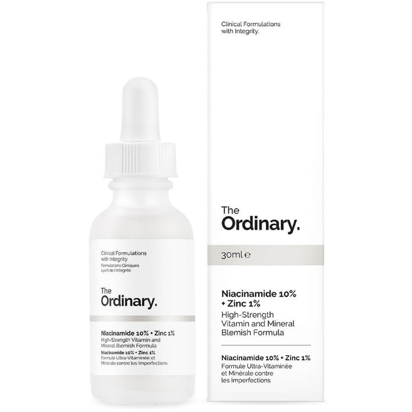 The Ordinary Niacinamide 10% + Zinc 1% High Strength Vitamin and Mineral Blemish Formula 30ml