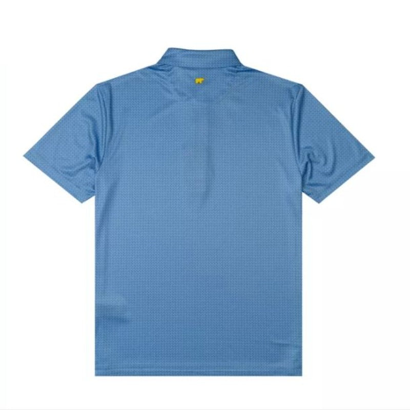 Jack Nicklaus Parallel Lines Print Polo - Silver Lake