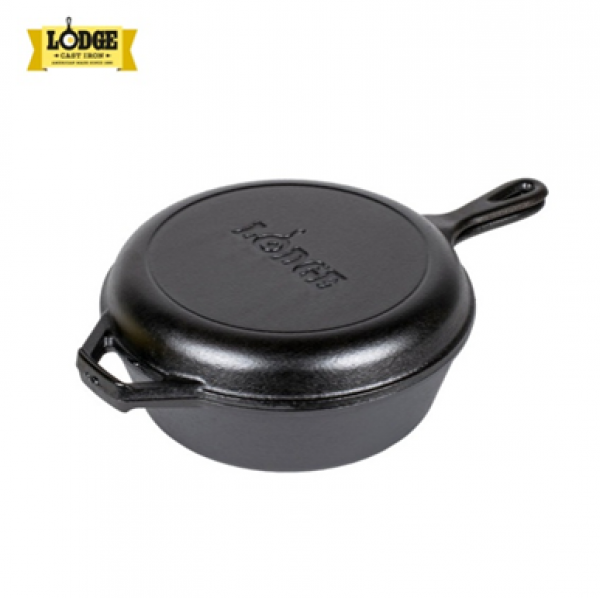 Lodge 3.2 Quart Cast Iron Combo Cooker