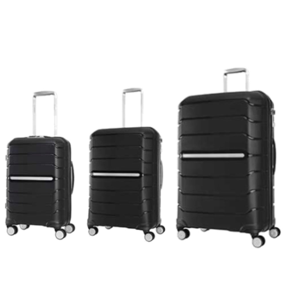 Samsonite Octo Eco Spinner Series (55/68/75cm) in Eco Black