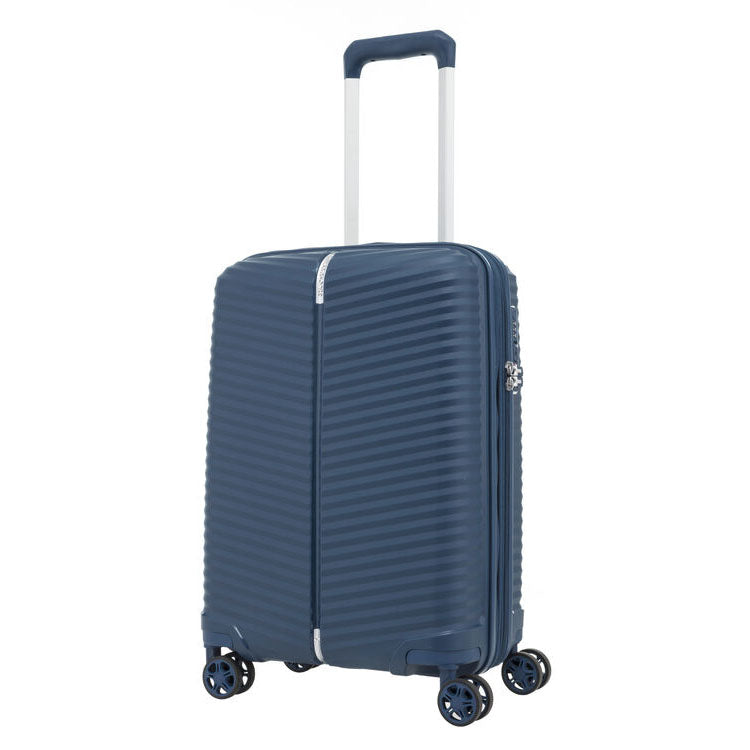 Samsonite Varro Spinner (55/68/75cm) in Black/Peacock Blue