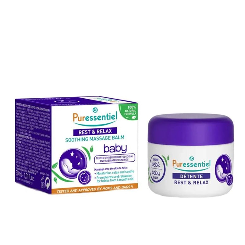 Puressentiel Rest & Relax Soothing Massage Baby Balm 30ml