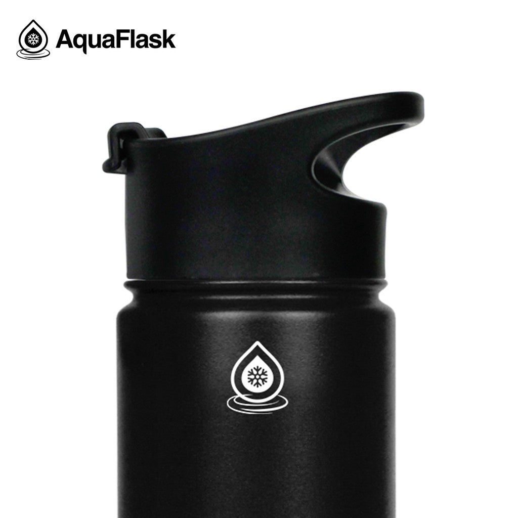 AQUAFLASK (14oz) Wide Mouth w/ Flip Cap