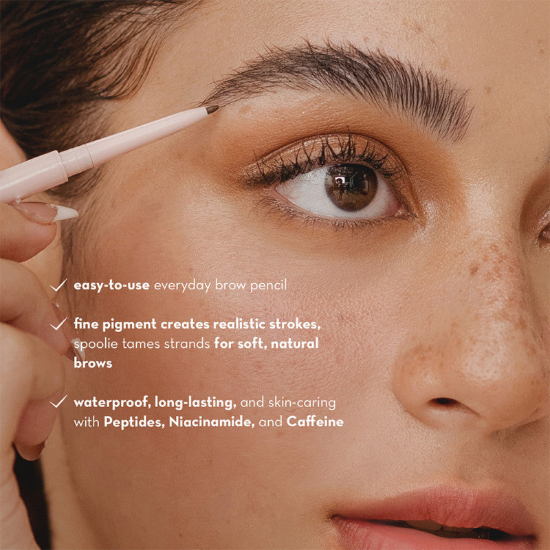 Happy Skin Holy Grail Microtip Brow Pencil + Brush