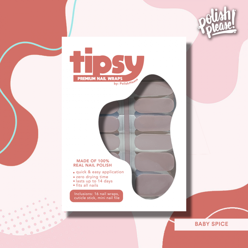 TIPSY NAIL WRAPS BY POLISH PLEASE