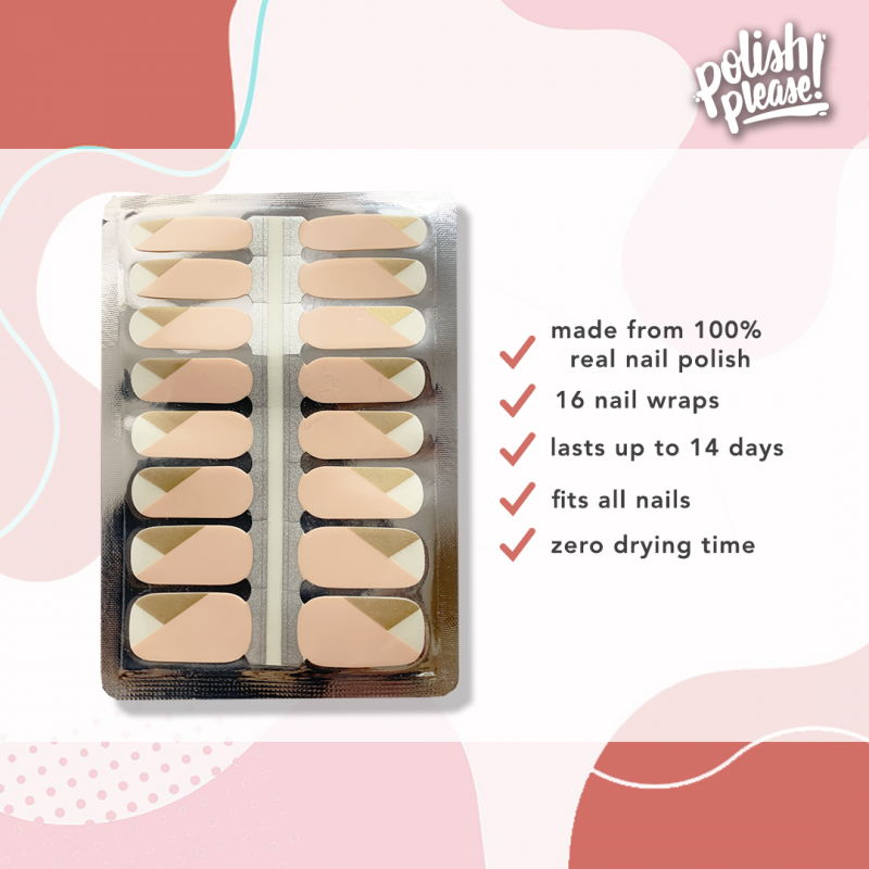 TIPSY NAIL WRAPS BY POLISH PLEASE