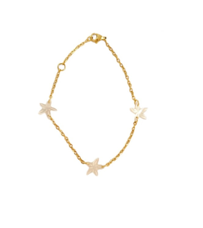 Lily Tre Santan Bracelet in Ivory