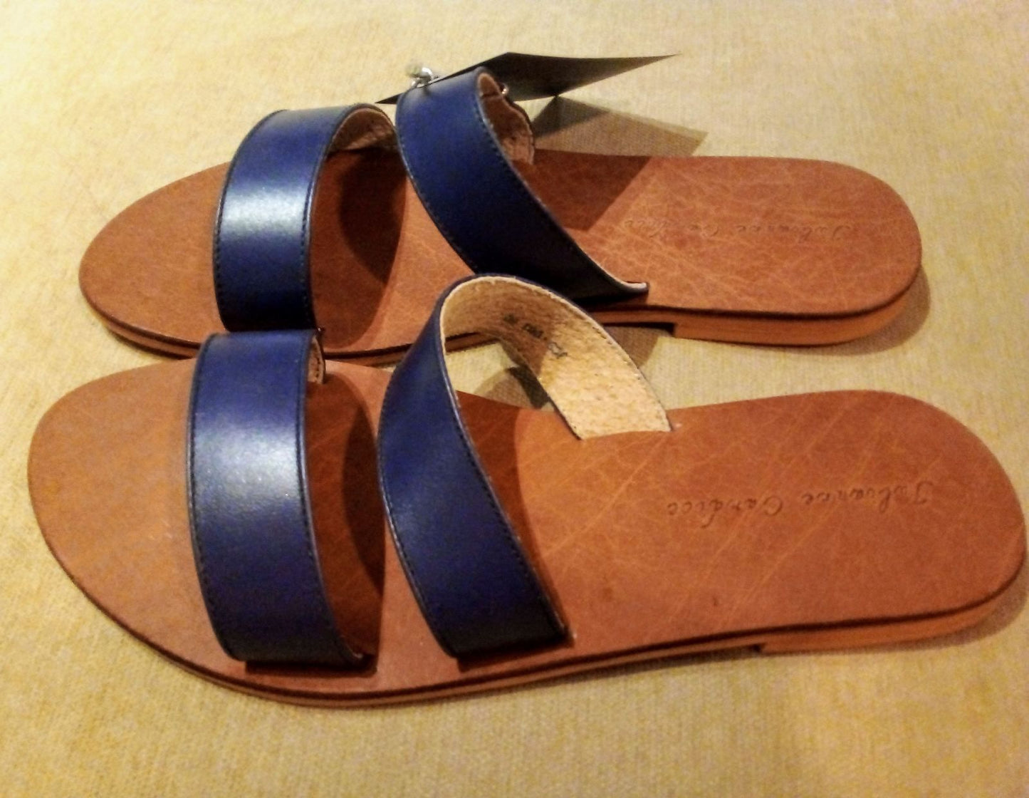 Julianne Candice Dior Leather Sandals Size 7