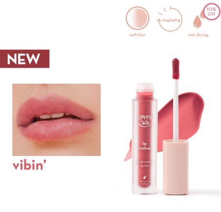 Happy Skin Lip Mallow Plush Matte Lip Tint