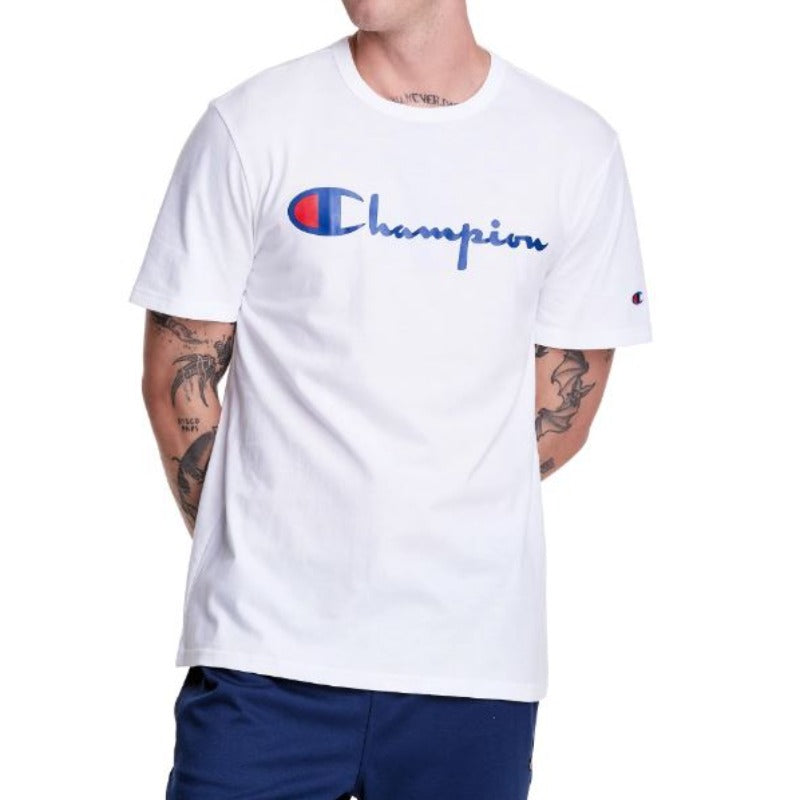 CHAMPION LIGHTWEIGHT TEE, VINTAGE LOGO