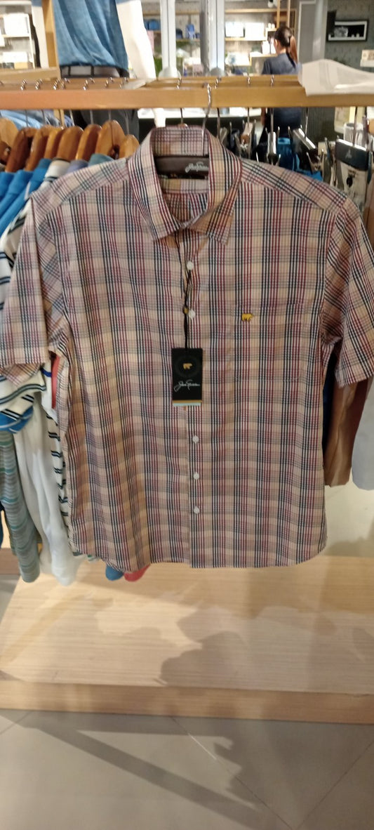 Jack Nicklaus Short Sleeve Checkered Polo