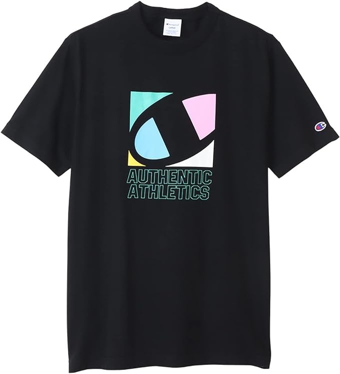 Champion Men's Short Sleeve T-Shirt, Round Neck, Graphic Logo Print