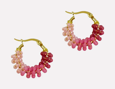 Arete Rosa Hoops