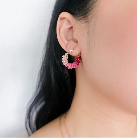 Arete Rosa Hoops