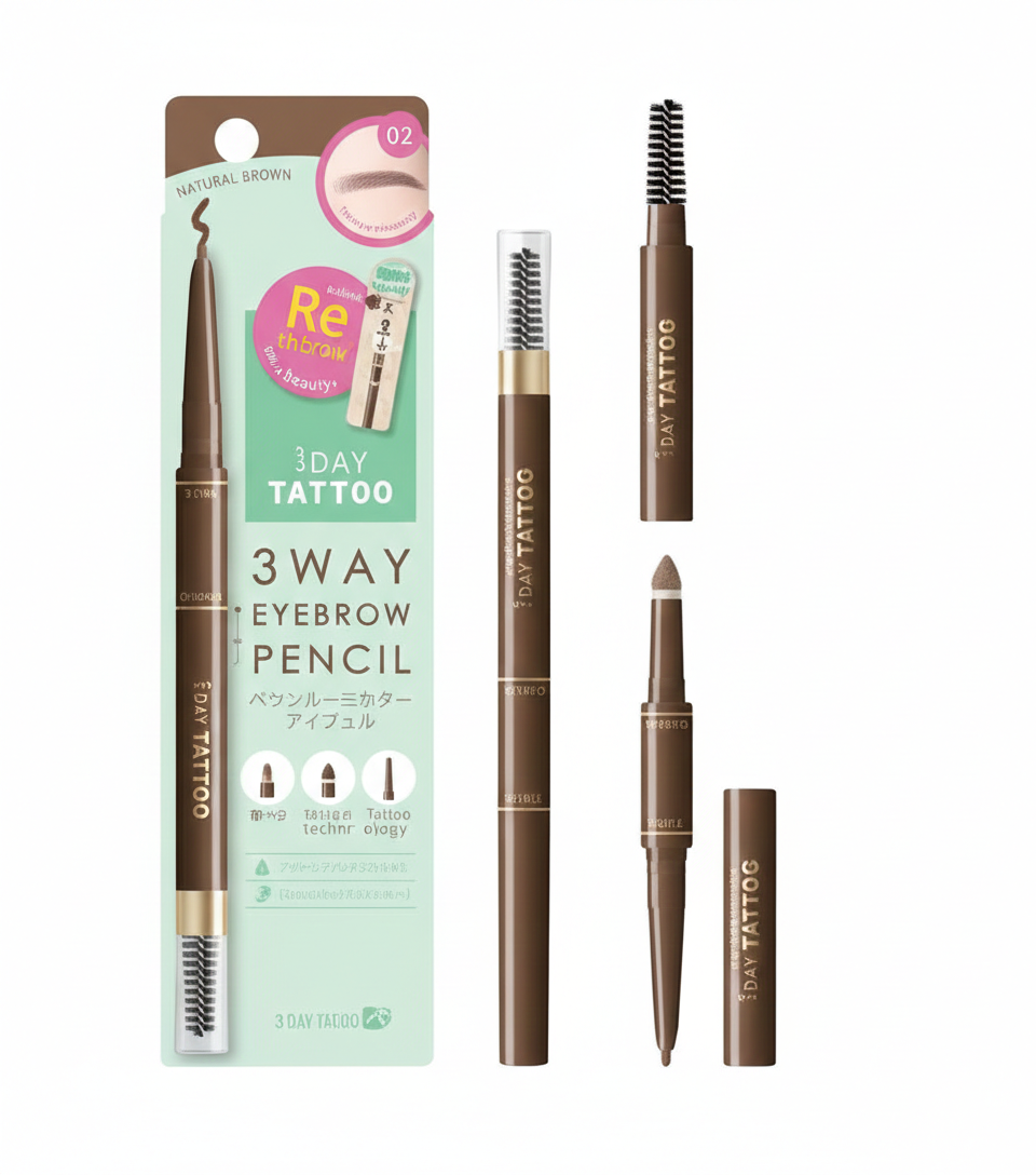 K-Palette 3Way Eyebrow Pencil #02