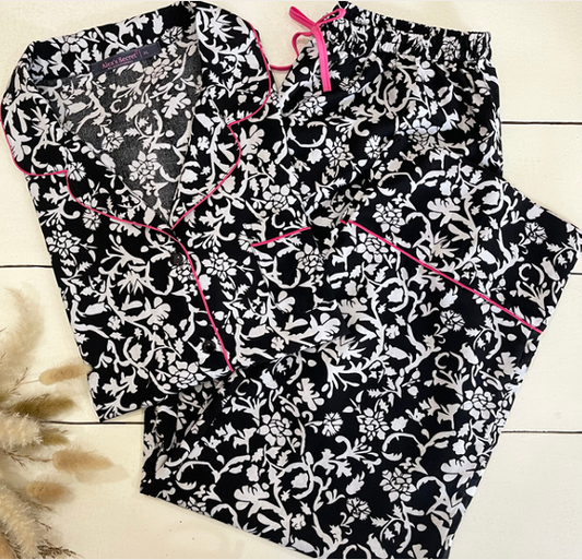 Alex's Secret Black Pink Set - Pajama Style