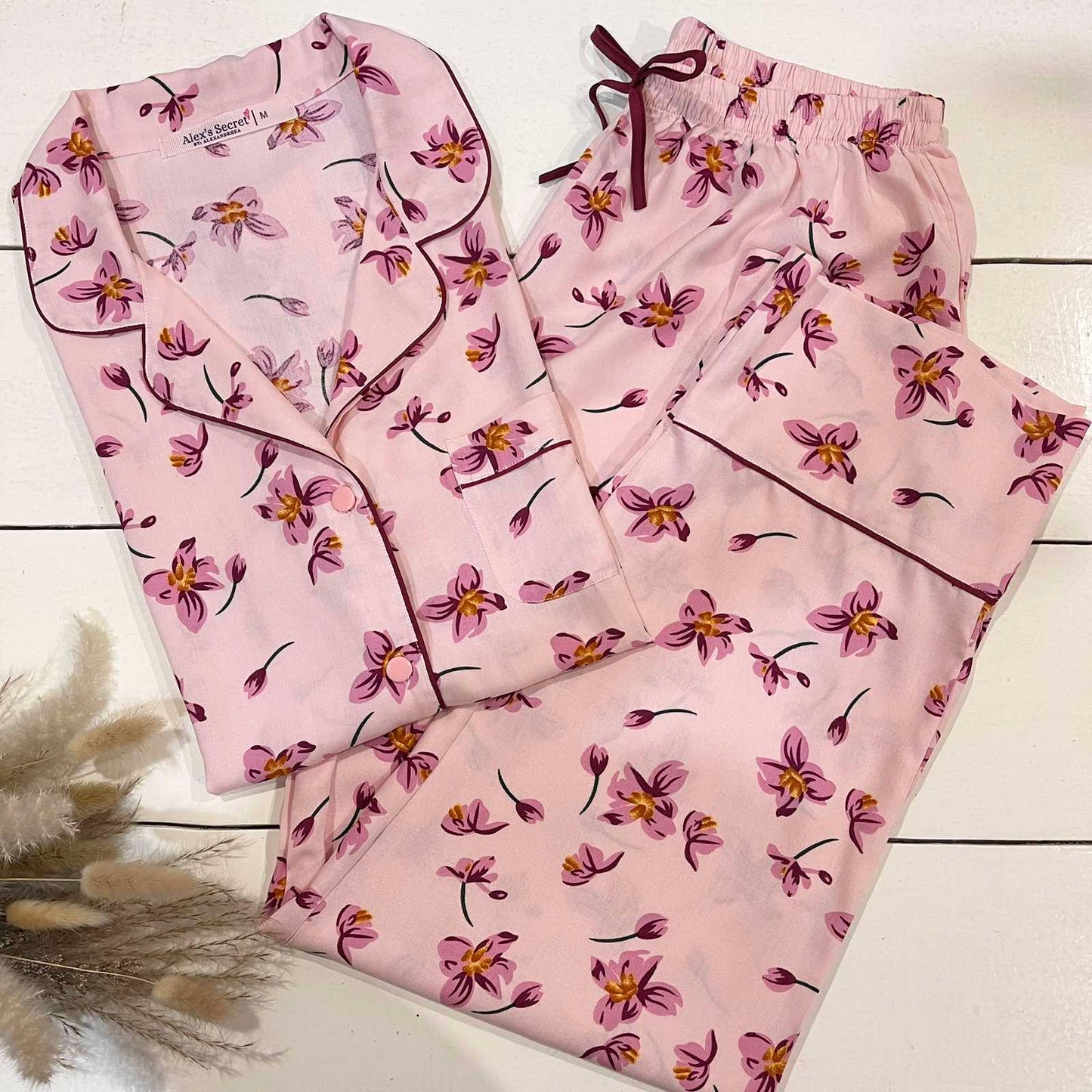 Alex's Secret Blush Pink Set - Pajama Style