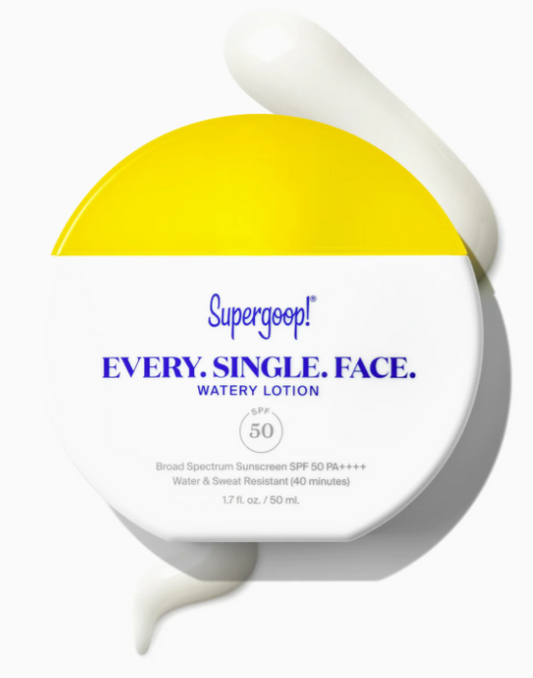 Supergoop Every. Single. Face. Watery Lotion SPF 50 50 ML
