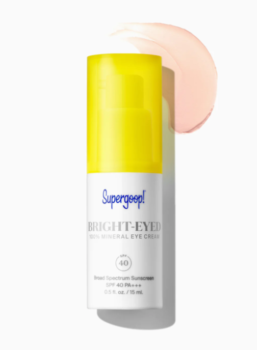 Supergoop Bright-Eyed 100% Mineral Eye Cream SPF 40 15 ML