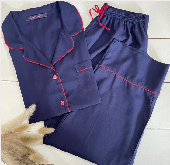 Alex's Secret Navy Red Set - Pajama Style