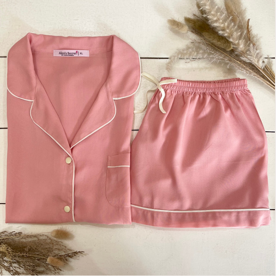 Alex's Secret Pink Salmon Set - Boxer Style