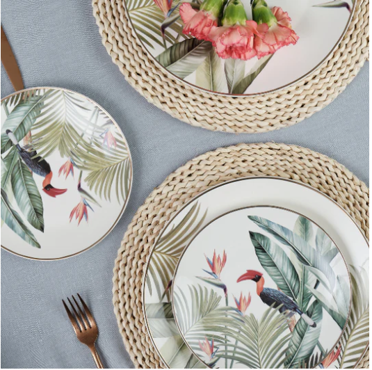 Casa Juan Kalaw Dinner and Salad Plate Set 4